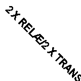 2 X RELÆ/2 X TRANSISTOR