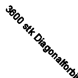 3600 stk Diagonalforbindelse rund/rund RD 8-10