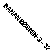 BANANBØSNING - 3266, BLÅ