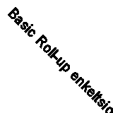 Basic Roll-up enkeltsidet - 80x200 cm - sort/krom