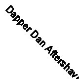 Dapper Dan Aftershave Balm, 100 ml.