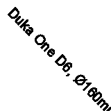 Duka One D6, Ø160mm, hvid