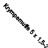 Krympemuffe 5 x 1,5-2,5 mm², mini