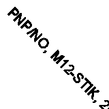 PNP/NO, M12-STIK, 2MM, SKÆRMET